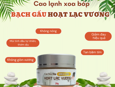 Cao xoa bóp Bạch gấu hoạt lạc vương